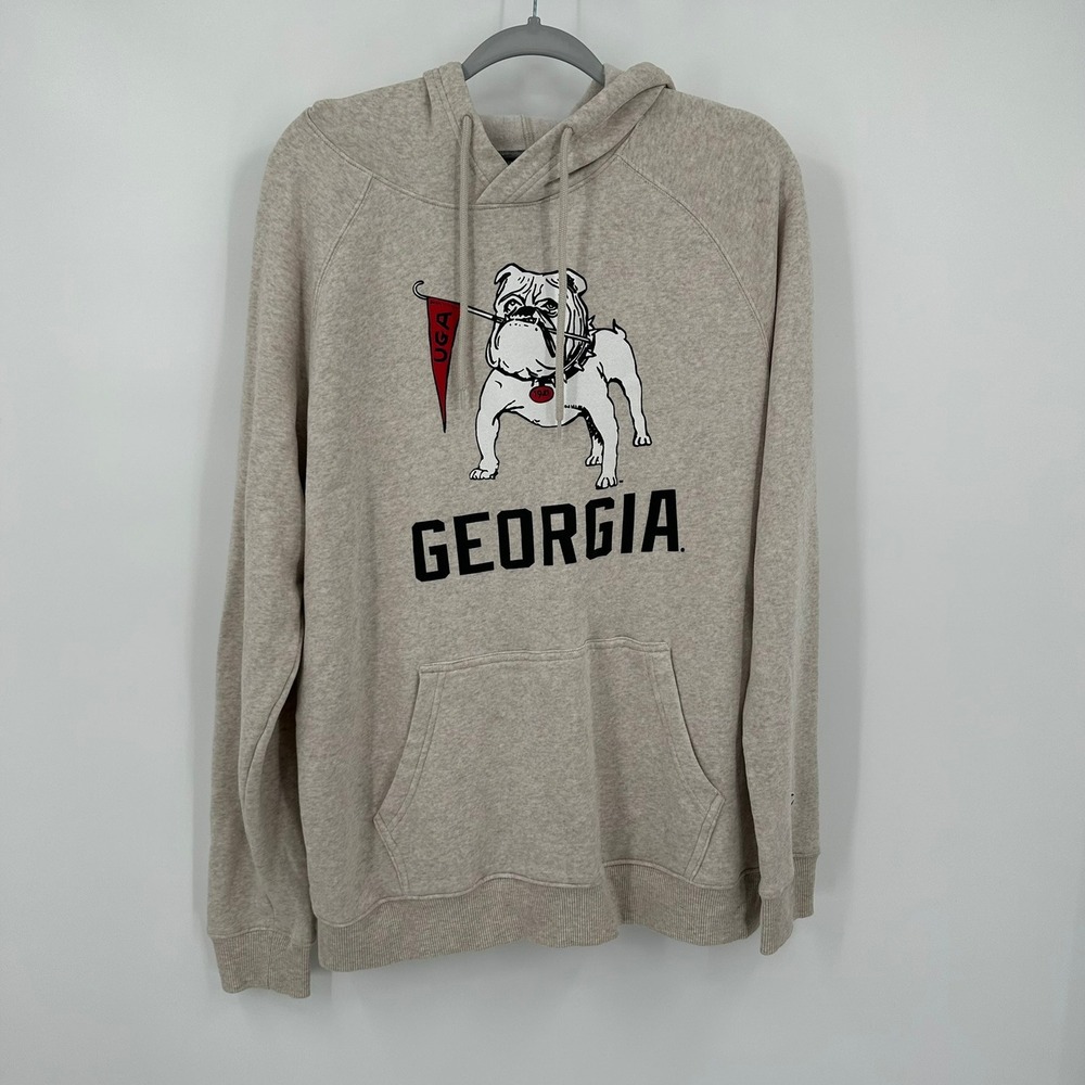 Champion University of Georgia Bulldogs Hoodie Mens Size L Gameday Collegiate